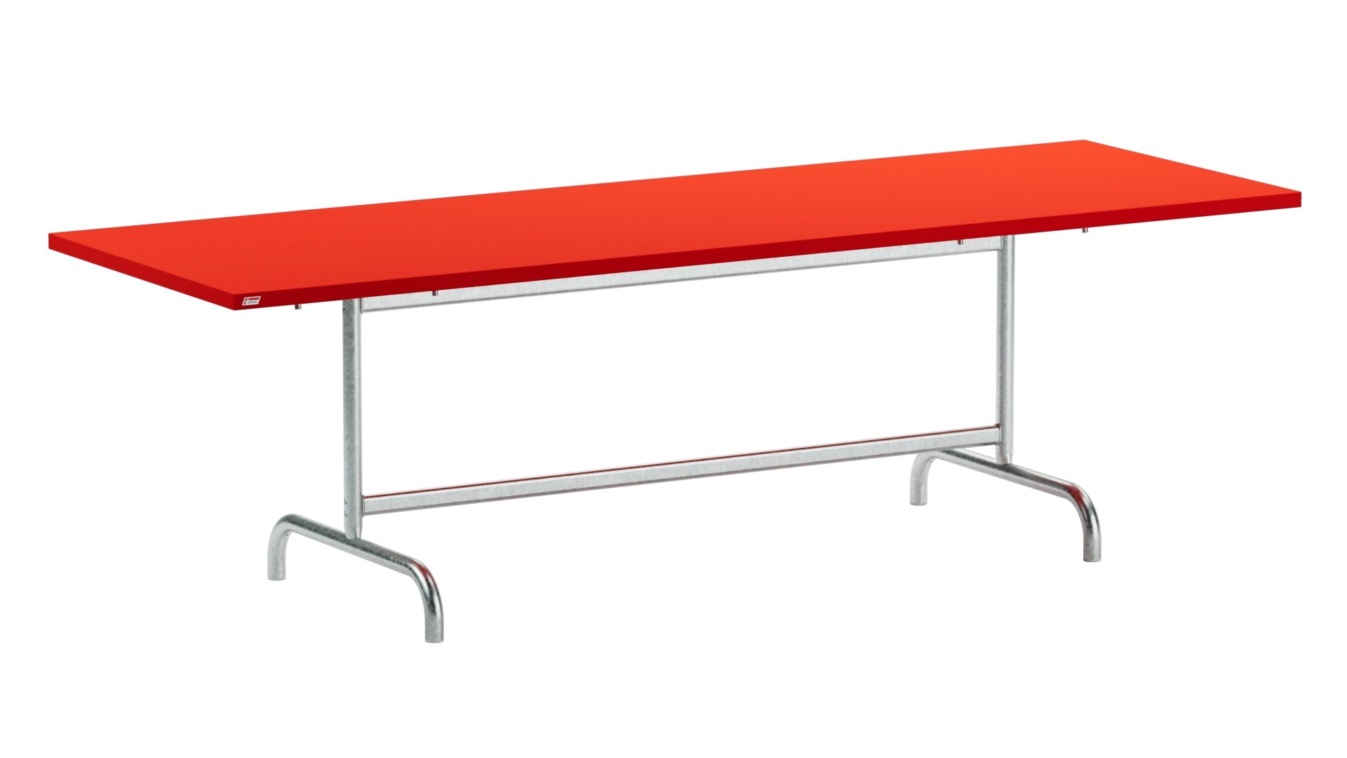 Metall-Gartentisch 240x80 klappbar, wetterfest, langlebig, Schweizer Qualität, outdoor, Gartenmöbel, robust, pflegeleicht, platzsparend, UV-beständig.