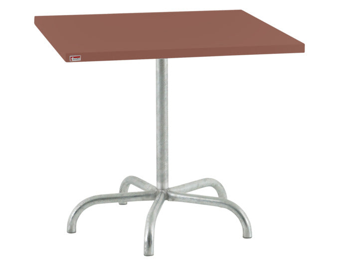 Hochwertiger, klappbarer Säntis Metall-Gartentisch 80x80 aus wetterfestem Stahl – langlebig, platzsparend und ideal für Garten, Balkon oder Terrasse.