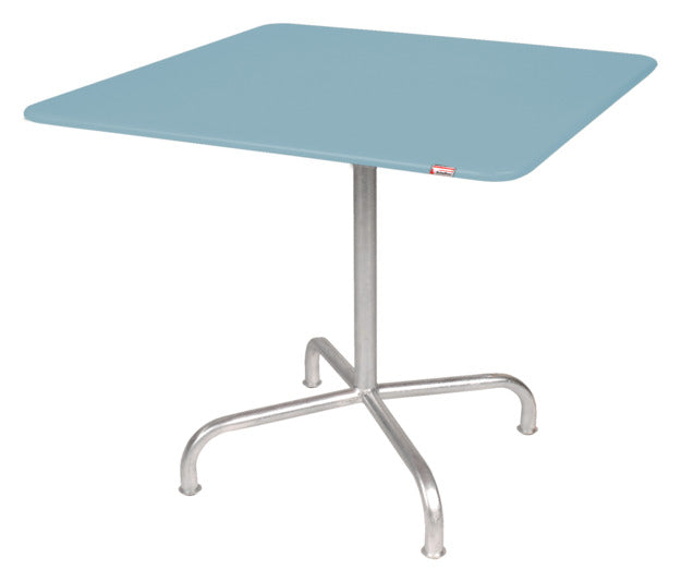 Rigi Metall-Gartentisch 70x70 klappbar in Pastellblau präsentiert im Onlineshop von KAQTU Design AG. Gartentisch ist von Schaffner