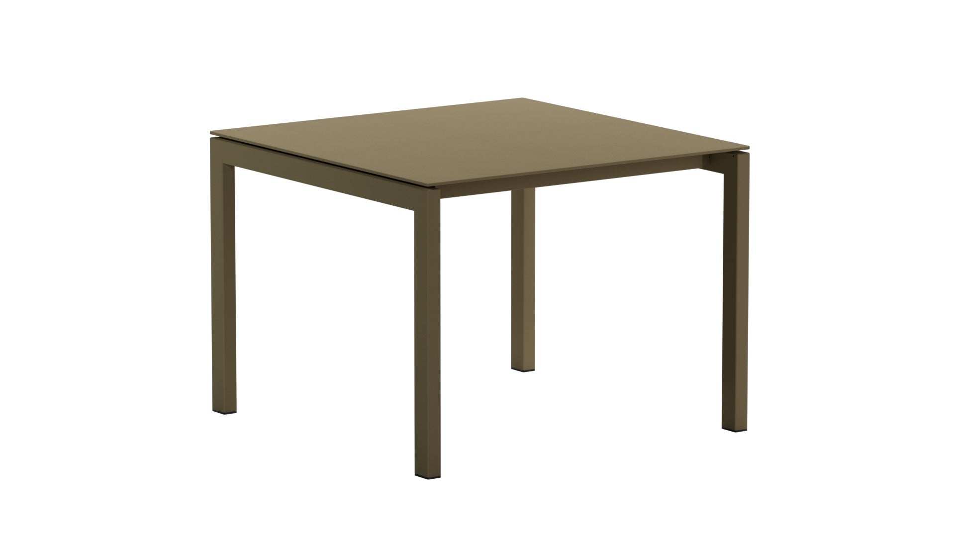 Luzern Glasfaser-Gartentisch 100x100cm von Schaffner – wetterfest, langlebig, pflegeleicht, Schweizer Qualität, abklappbar, outdoor Tisch für Garten & Terrasse.