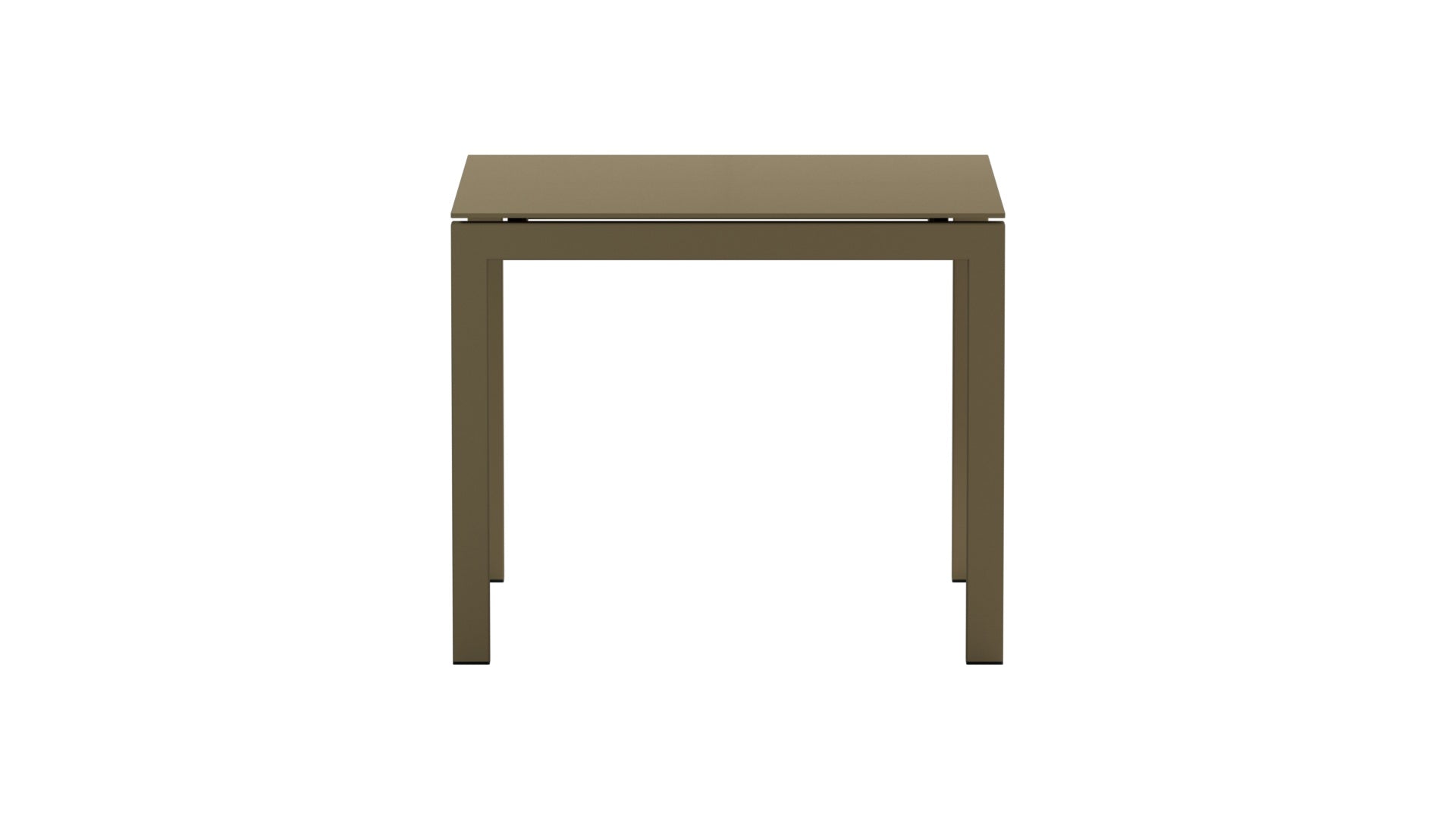 Moderner Luzern Glasfaser-Gartentisch 90x90 von Schaffner: wetterfest, flexibel, langlebig, pflegeleicht und perfekt für Garten, Balkon oder Terrasse.