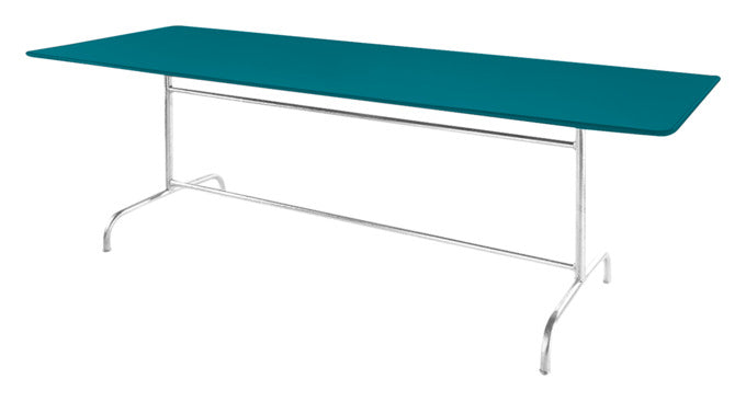 Rigi Metall-Gartentisch 240x90 klappbar in Kaliblau präsentiert im Onlineshop von KAQTU Design AG. Gartentisch ist von Schaffner