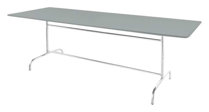 Rigi Metall-Gartentisch 240x90 klappbar in Alusilber präsentiert im Onlineshop von KAQTU Design AG. Gartentisch ist von Schaffner