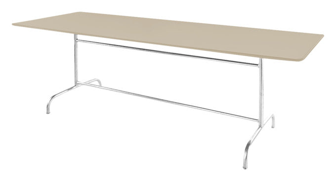 Rigi Metall-Gartentisch 240x90 klappbar in Pastellbraun präsentiert im Onlineshop von KAQTU Design AG. Gartentisch ist von Schaffner