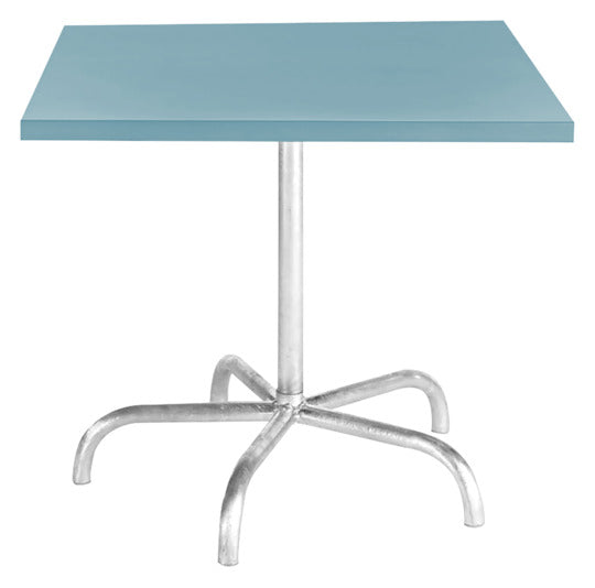 Säntis Metall-Gartentisch 90x90 klappbar in Pastellblau präsentiert im Onlineshop von KAQTU Design AG. Gartentisch ist von Schaffner
