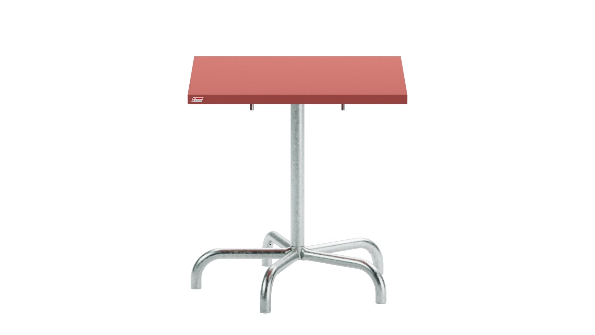 Robuster, klappbarer Säntis Metall-Gartentisch 70x70 cm, wetterfest, langlebig, leicht zu pflegen, platzsparend, perfekt für Garten, Balkon und Terrasse.