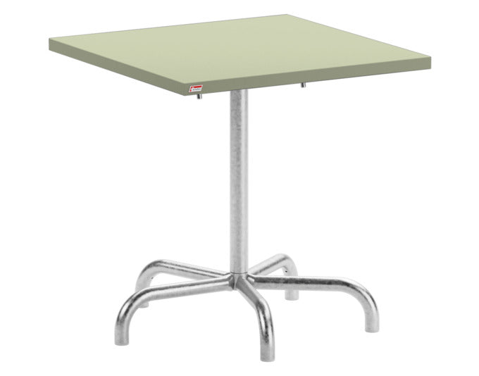 Säntis Metall-Gartentisch 70x70 klappbar in Pastellgrün / Feuerverzinkt präsentiert im Onlineshop von KAQTU Design AG. Gartentisch ist von Schaffner