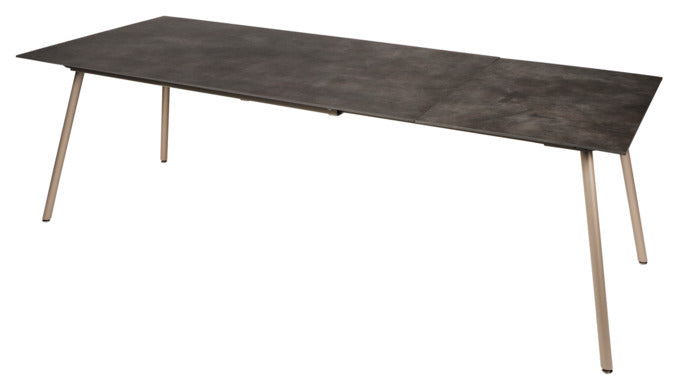 Locarno Glasfaser-Gartentisch 160/220x90 ausziehbar in Cooperfield präsentiert im Onlineshop von KAQTU Design AG. Gartentisch ist von Schaffner