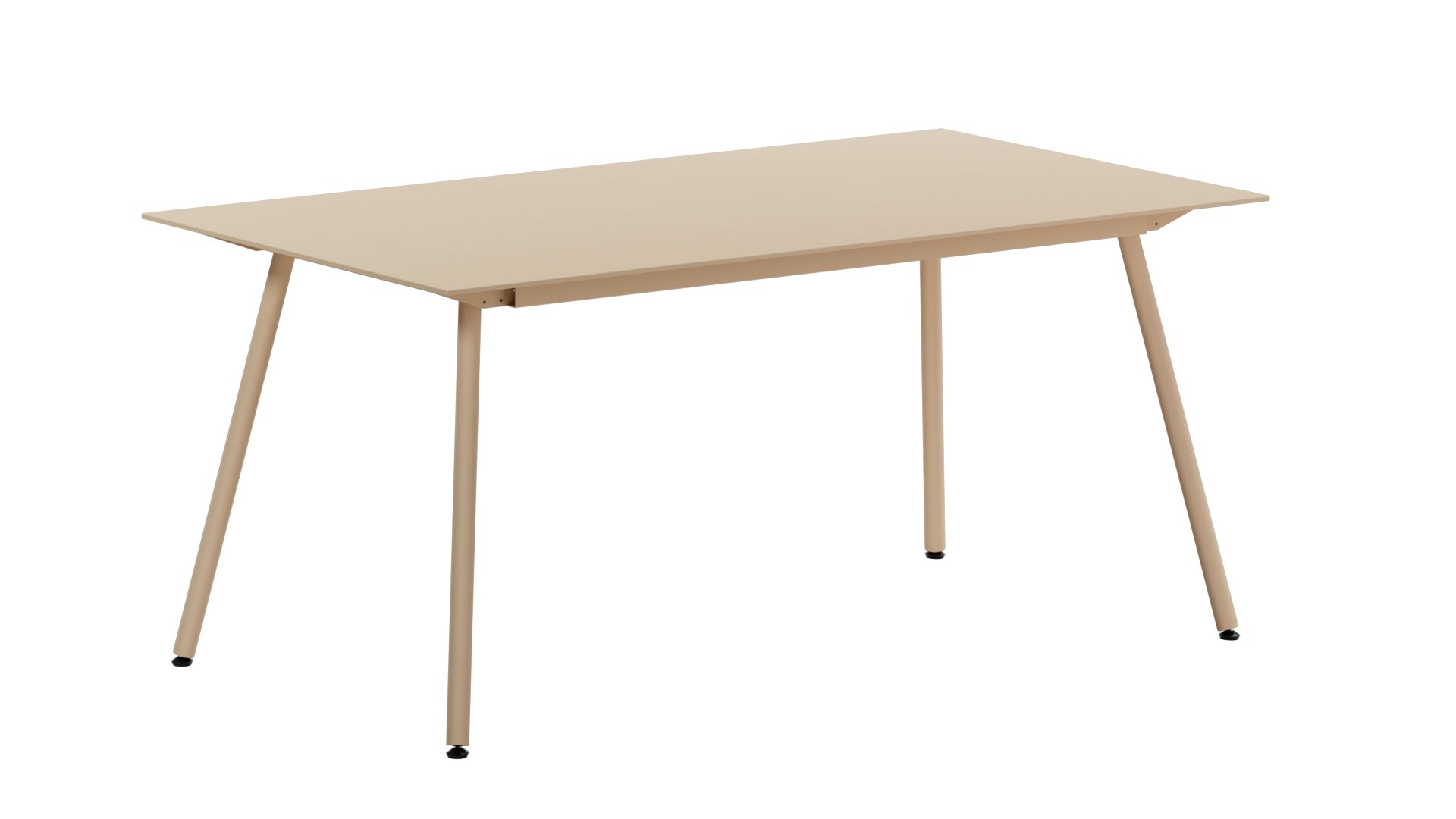 Eleganter 160x90 cm Glasfaser-Gartentisch von Schaffner, wetterfest, robust, pflegeleicht, in zahlreichen Farben, nachhaltig in der Schweiz gefertigt.