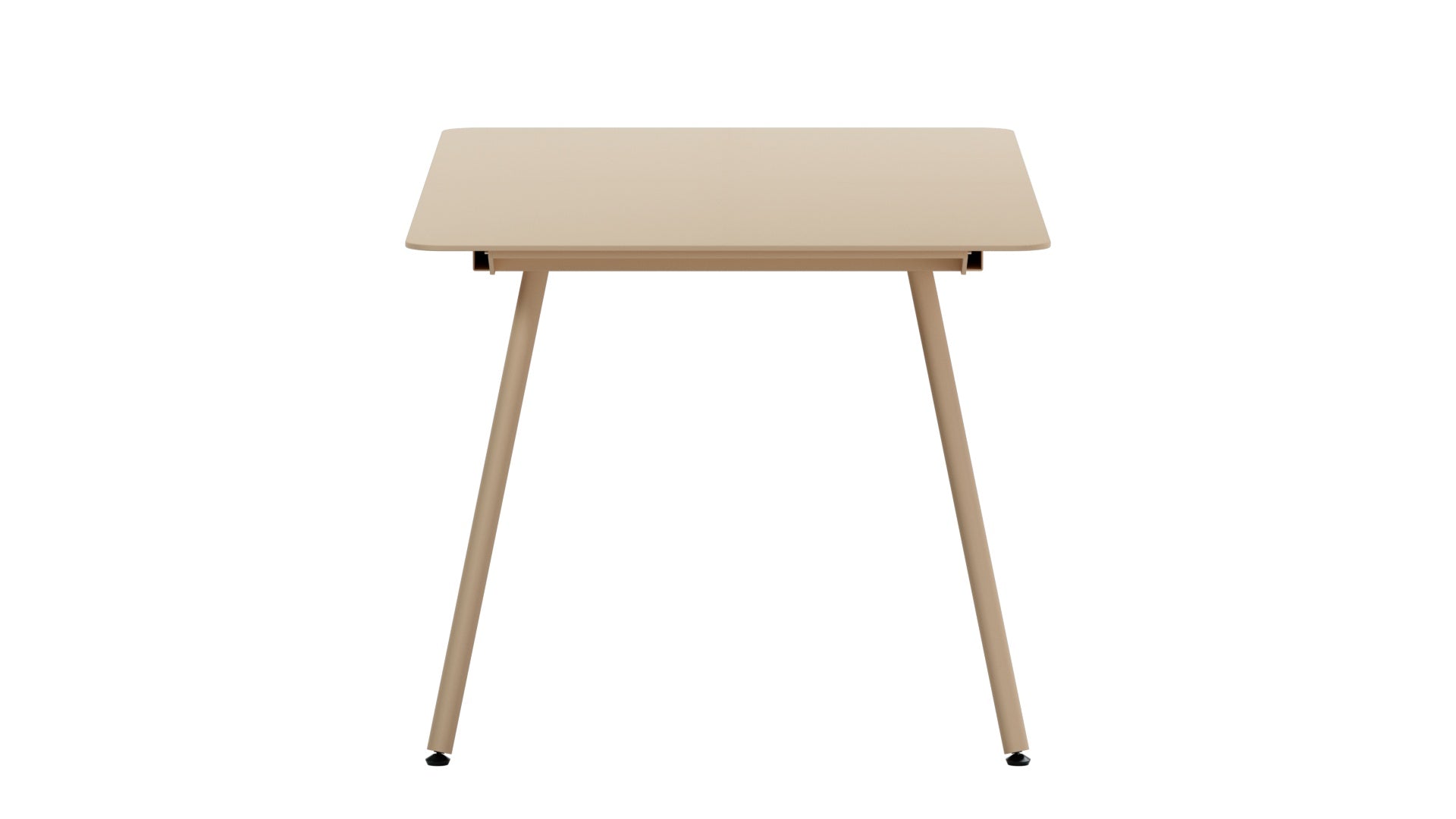 Locarno Glasfaser-Gartentisch 160x90 gerundete Ecken in Pastellsand präsentiert im Onlineshop von KAQTU Design AG. Gartentisch ist von Schaffner