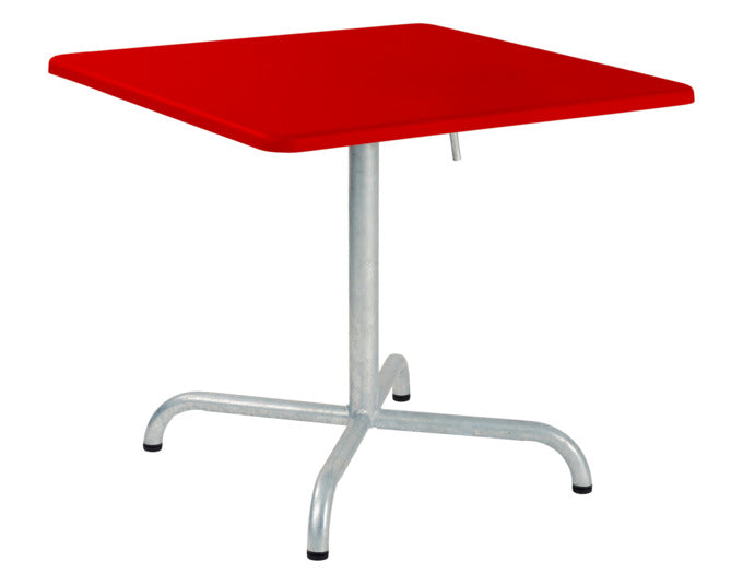 Salontisch Davos 70x70 cm in Rot / Feuerverzinkt präsentiert im Onlineshop von KAQTU Design AG. Beistelltisch Outdoor ist von Schaffner