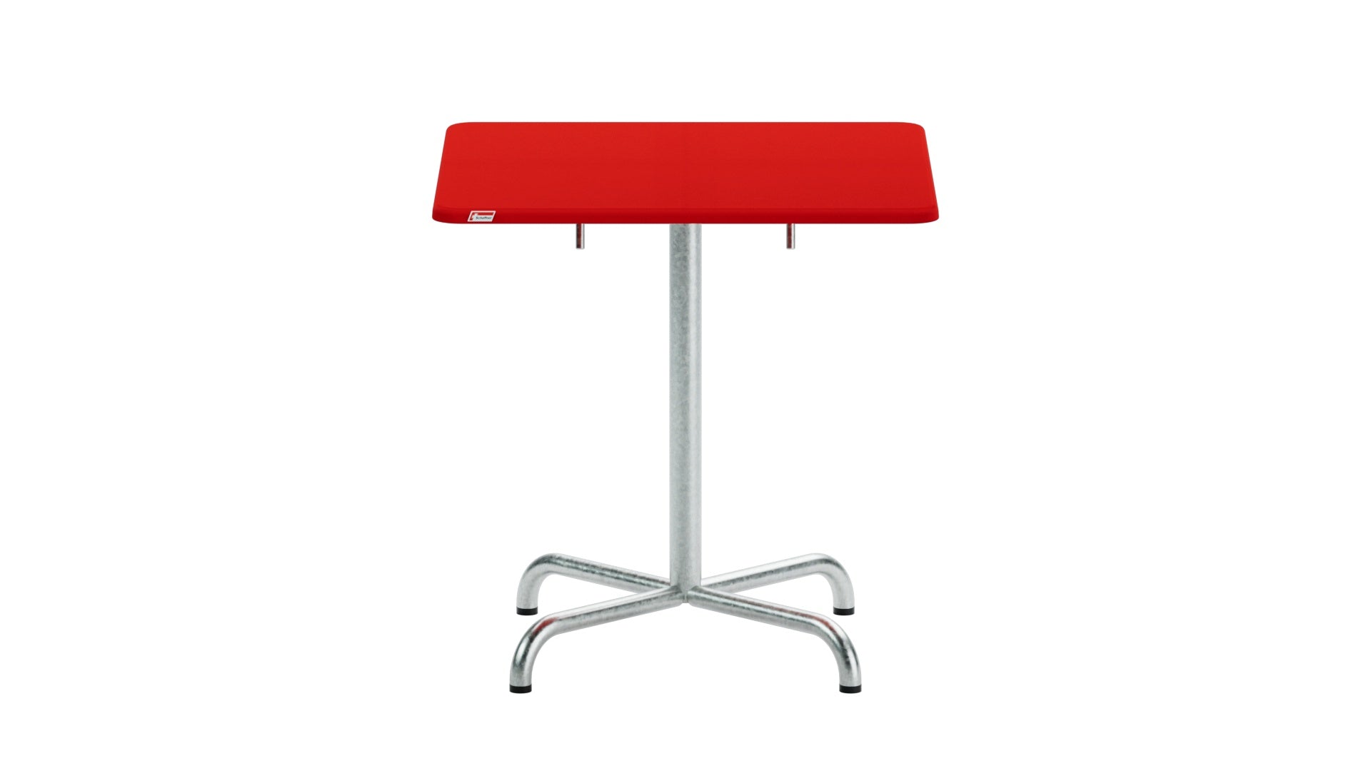 Davos Glasfaser-Gartentisch 70x70 klappbar in Rot präsentiert im Onlineshop von KAQTU Design AG. Gartentisch ist von Schaffner