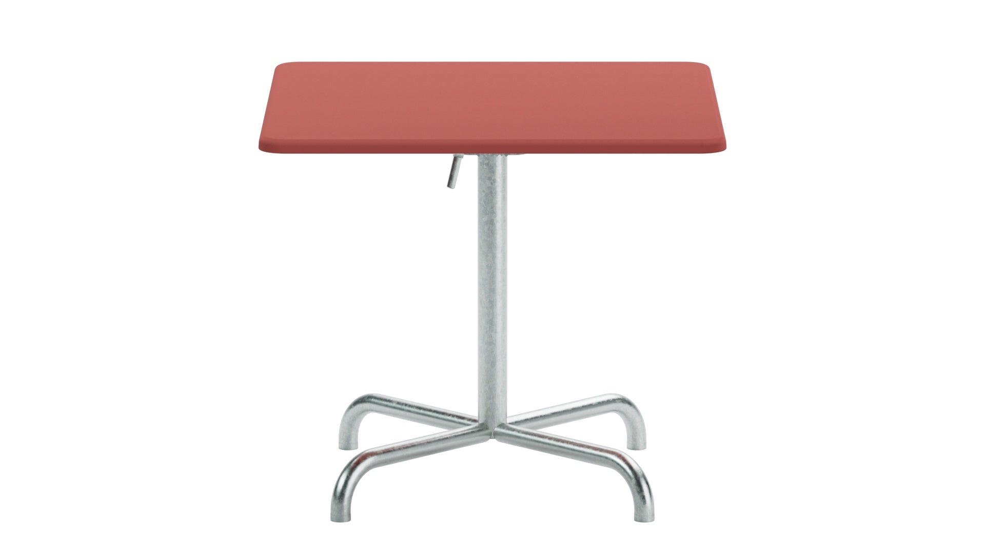 Davos Glasfaser-Salontisch 70x70 / 62 klappbar in Ahornrot präsentiert im Onlineshop von KAQTU Design AG. Gartentisch ist von Schaffner