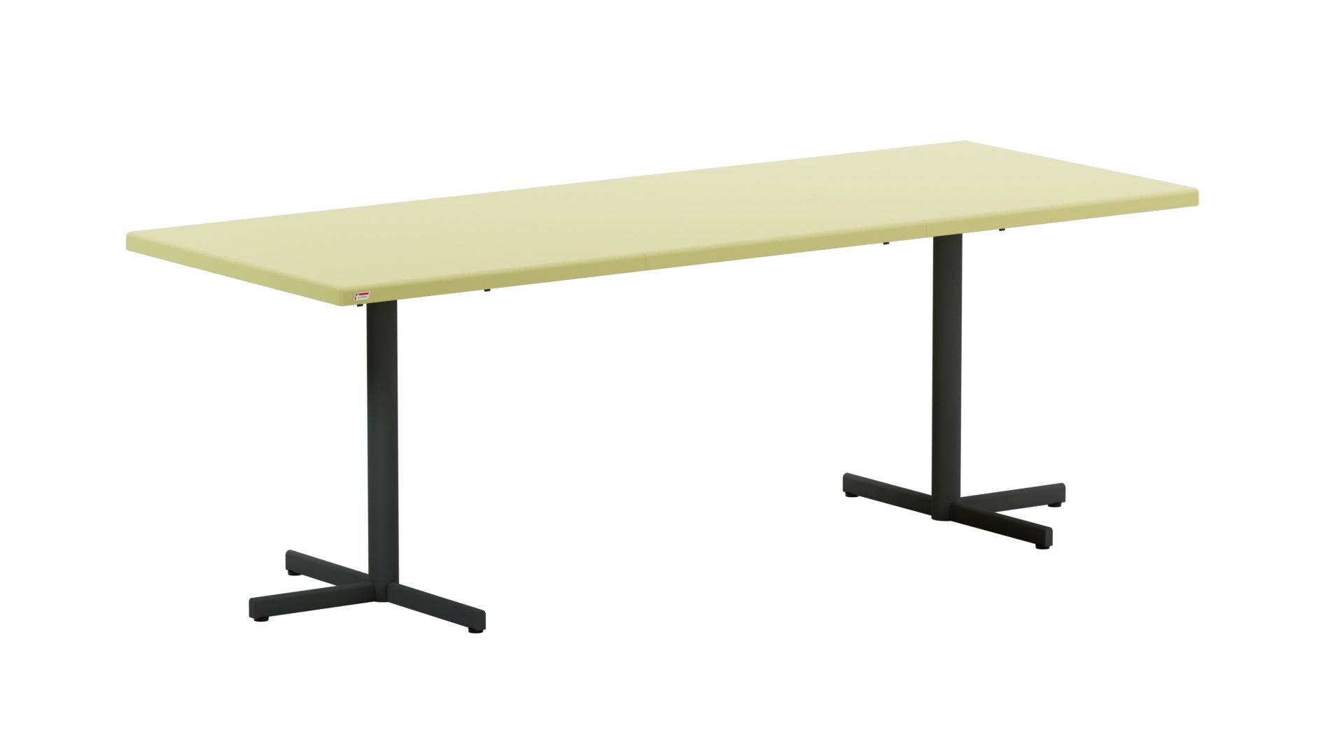 Bodensee Glasfaser-Gartentisch 140/210x80 klappbar, ausziehbar  in Buchsbaumgelb präsentiert im Onlineshop von KAQTU Design AG. Gartentisch ist von Schaffner