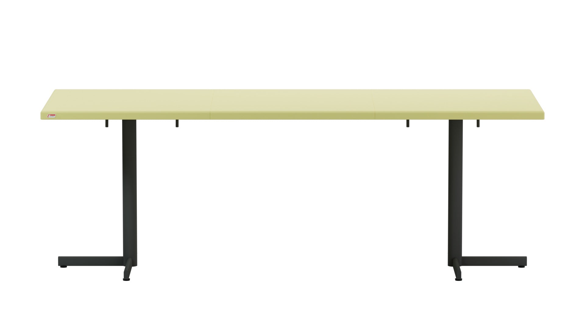 Bodensee Glasfaser-Gartentisch 140/210x80 klappbar, ausziehbar  in Buchsbaumgelb präsentiert im Onlineshop von KAQTU Design AG. Gartentisch ist von Schaffner