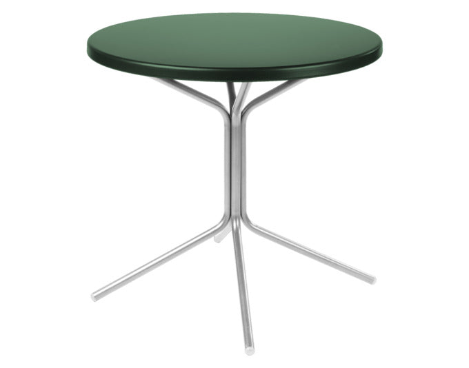 PIX Metall-Gartentisch ø60 / 70 in Tannengrün präsentiert im Onlineshop von KAQTU Design AG. Gartentisch ist von Schaffner