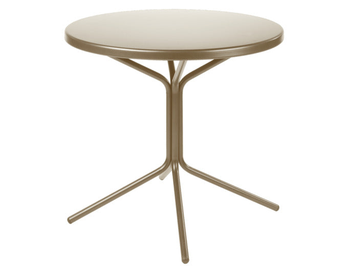 PIX Metall-Gartentisch ø60 / 70 in Pastellbraun präsentiert im Onlineshop von KAQTU Design AG. Gartentisch ist von Schaffner