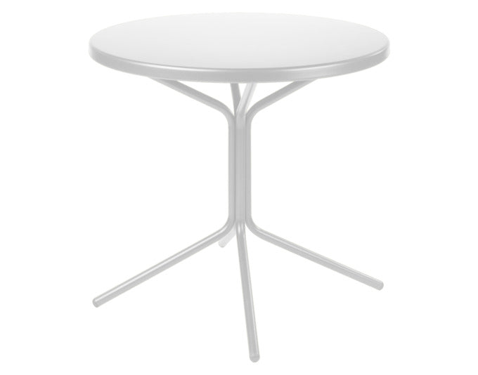 PIX Metall-Gartentisch ø60 / 70 in Weiss präsentiert im Onlineshop von KAQTU Design AG. Gartentisch ist von Schaffner