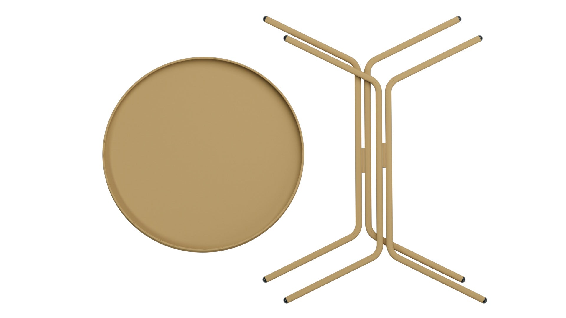 Robuster PIX Metall-Stehtisch Outdoor ø80/110 von Schaffner, wetterfest, leicht montierbar, langlebig, vielseitig für Balkon, Garten und Events.
