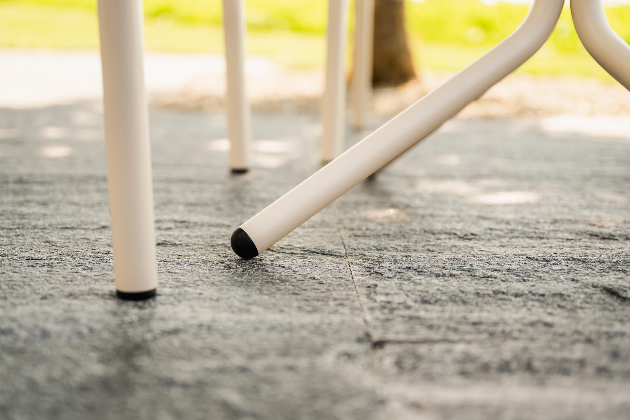 Hochwertiger PIX Metall-Stehtisch Outdoor ø80/110 von Schaffner – wetterfest, schnell montiert, langlebig, vielseitig einsetzbar für Balkon, Garten und Events.