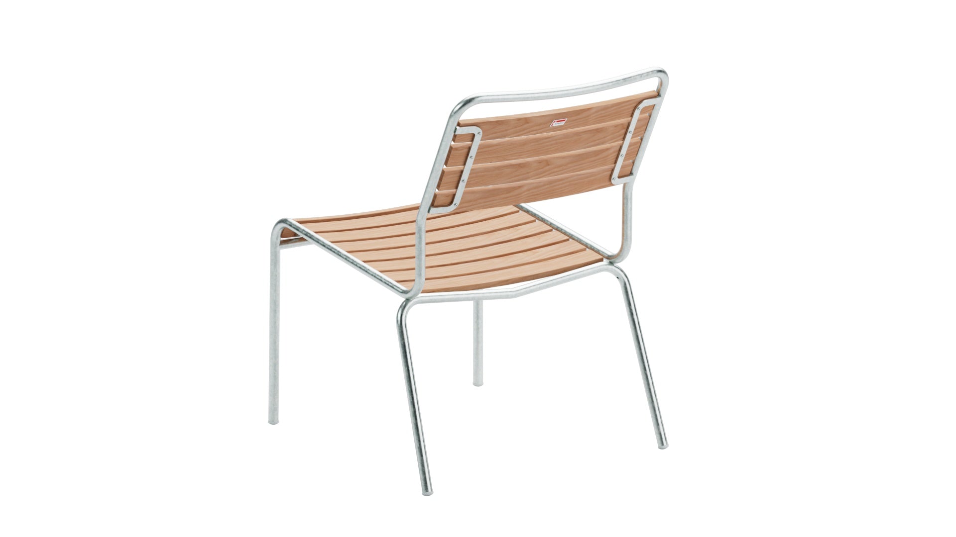 Rigi Holzlatten-Salonsessel  ohne Armlehne in Natur geölt  präsentiert im Onlineshop von KAQTU Design AG. Outdoor-Sessel ist von Schaffner