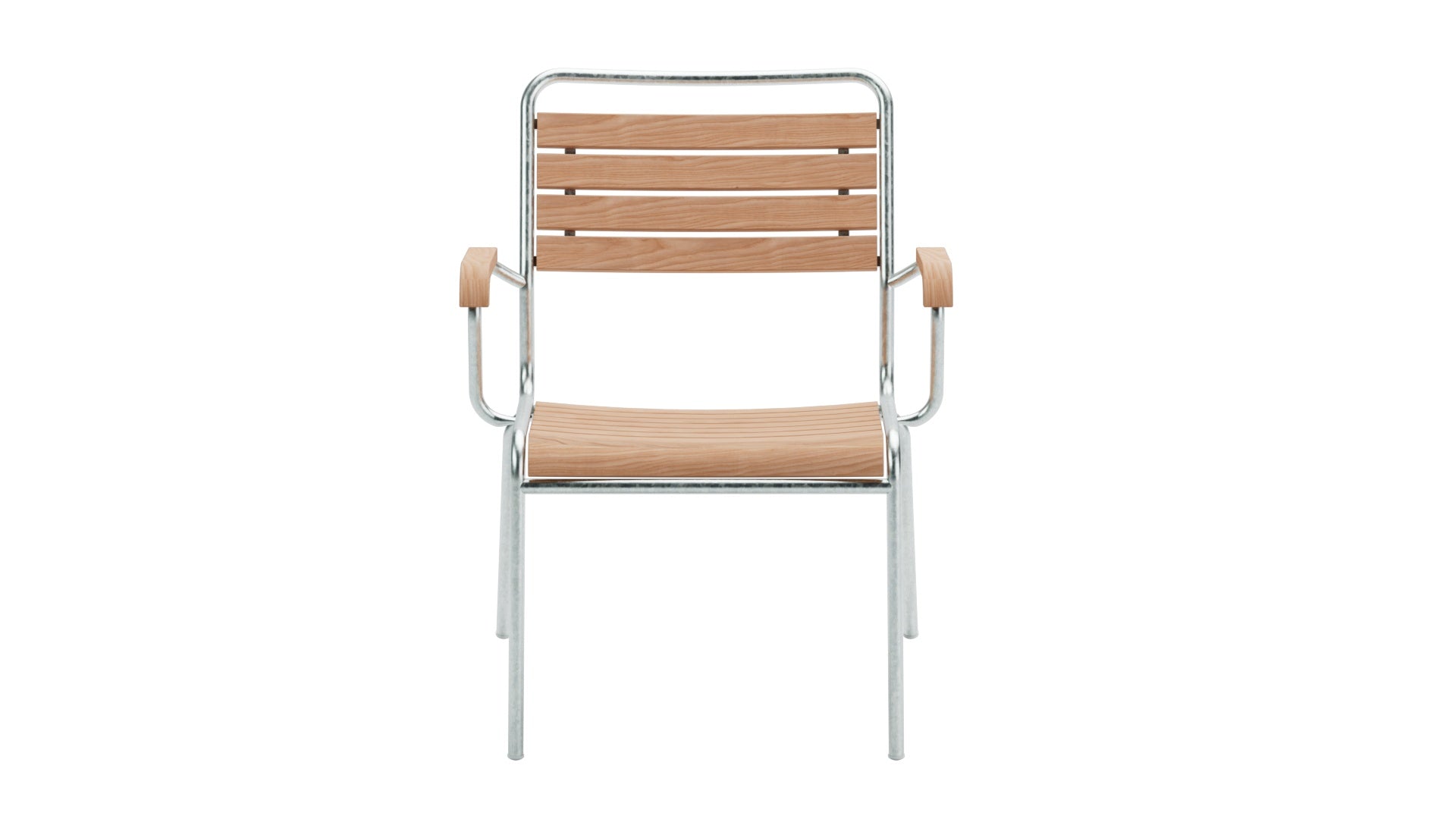 Rigi Holzlatten-Salonsessel  mit Armlehne in Natur geölt  präsentiert im Onlineshop von KAQTU Design AG. Outdoor-Sessel mit Armlehnen ist von Schaffner