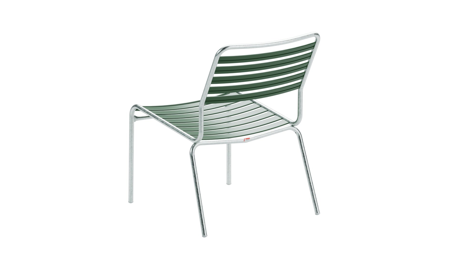 Rigi Lättli-Salonsessel  ohne Armlehne in Tannengrün präsentiert im Onlineshop von KAQTU Design AG. Outdoor-Sessel ist von Schaffner
