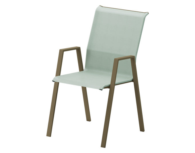Luzern Textil-Sessel  mit Armlehne Comfort in Cremegrün präsentiert im Onlineshop von KAQTU Design AG. Gartenstuhl mit Armlehnen ist von Schaffner