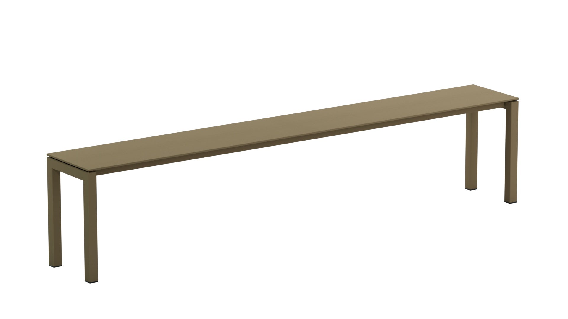 Hochwertige Luzern Glasfaser-Gartenbank 206x32 mit wetterfestem Design, robustem Stahlrahmen und eleganter Oberfläche – ideal für Garten, Balkon und Terrasse.