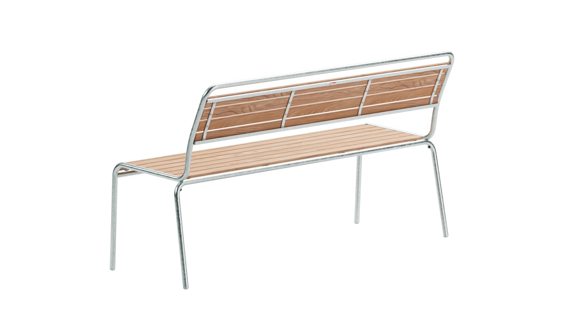Rigi Holzlatten-3er-Gartenbank ohne Armlehne in Natur geölt  präsentiert im Onlineshop von KAQTU Design AG. Gartenbank ist von Schaffner