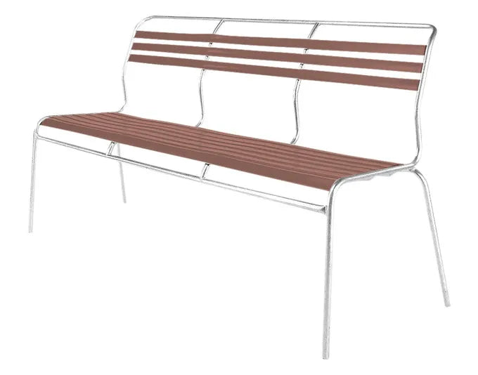 Die Lättlibank Säntis 3er von Schaffner bietet stilvolles Design und Komfort für Ihren Garten oder Balkon.
