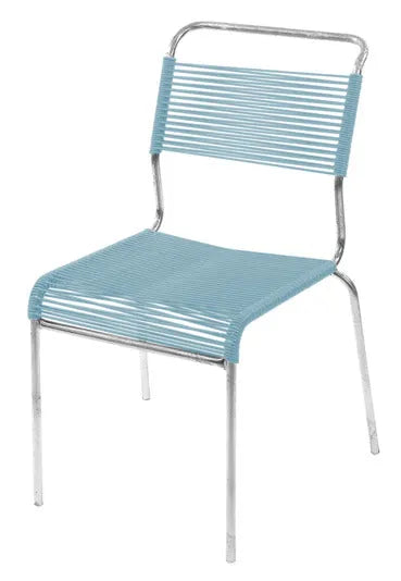Der Säntis Stuhl Spaghetti ohne Armlehne von Schaffner besticht durch modernes Design, Komfort und erstklassige Qualität.