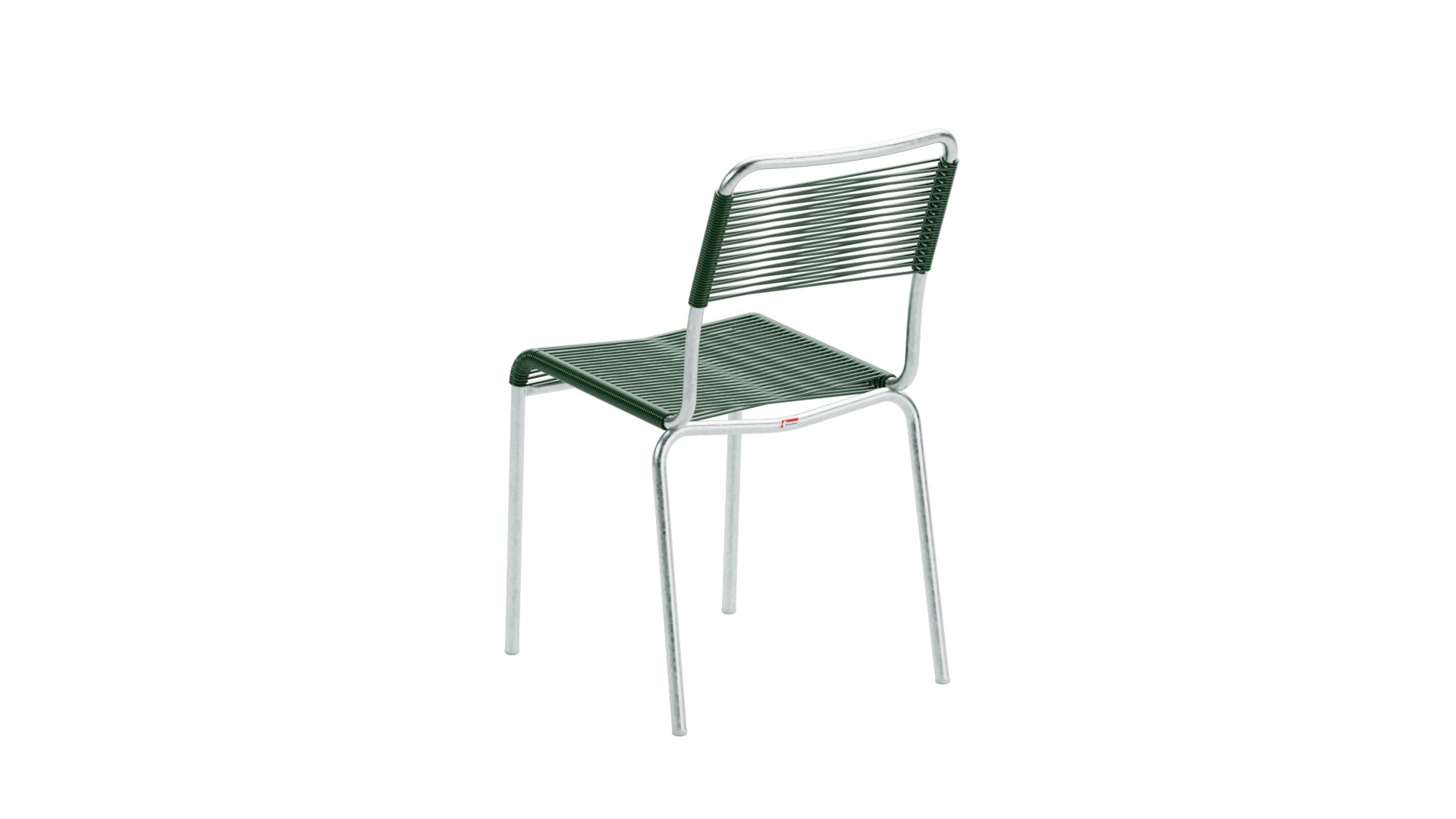 Eleganter Rigi Spaghetti-Gartenstuhl ohne Armlehne aus Schweizer Eschenholz, wetterfest, langlebig und pflegeleicht – ideal für stilvolle Outdoor-Bereiche.