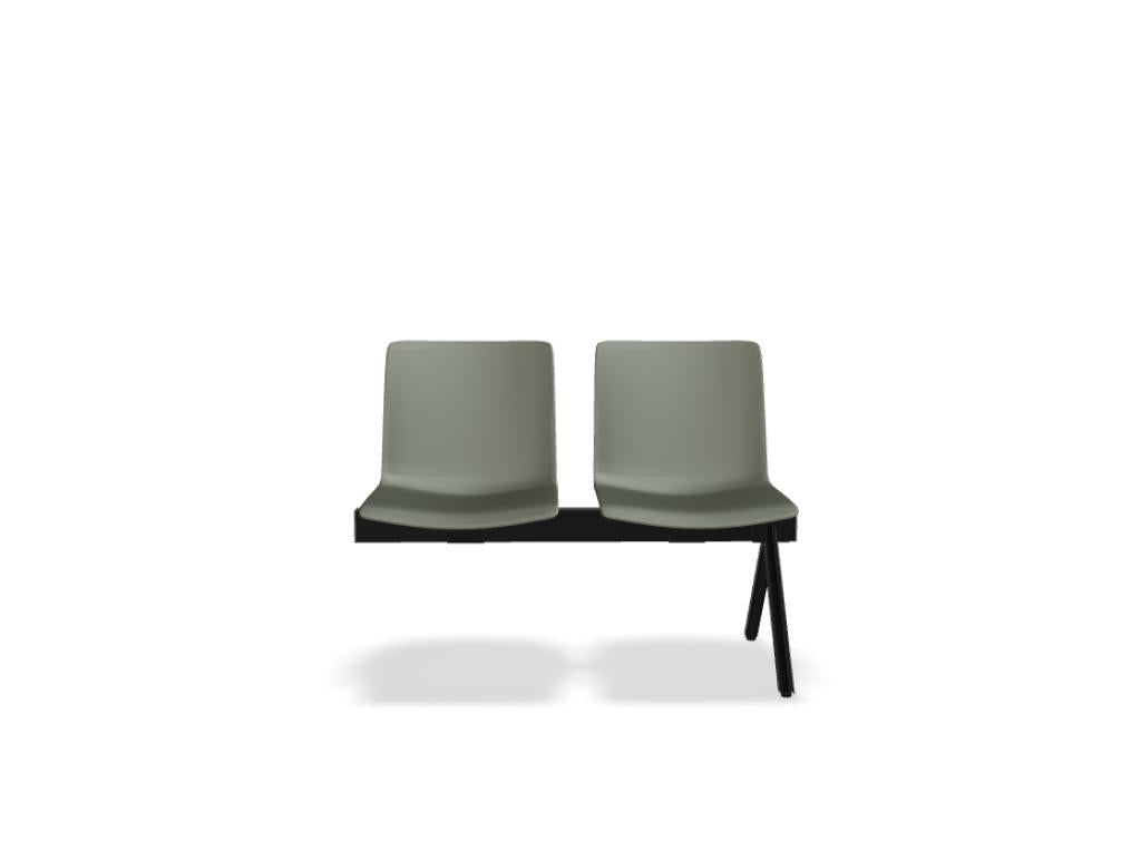 Shila SH2SR - Bank in Grün präsentiert im Onlineshop von KAQTU Design AG. Sitzbank ist von Mdd