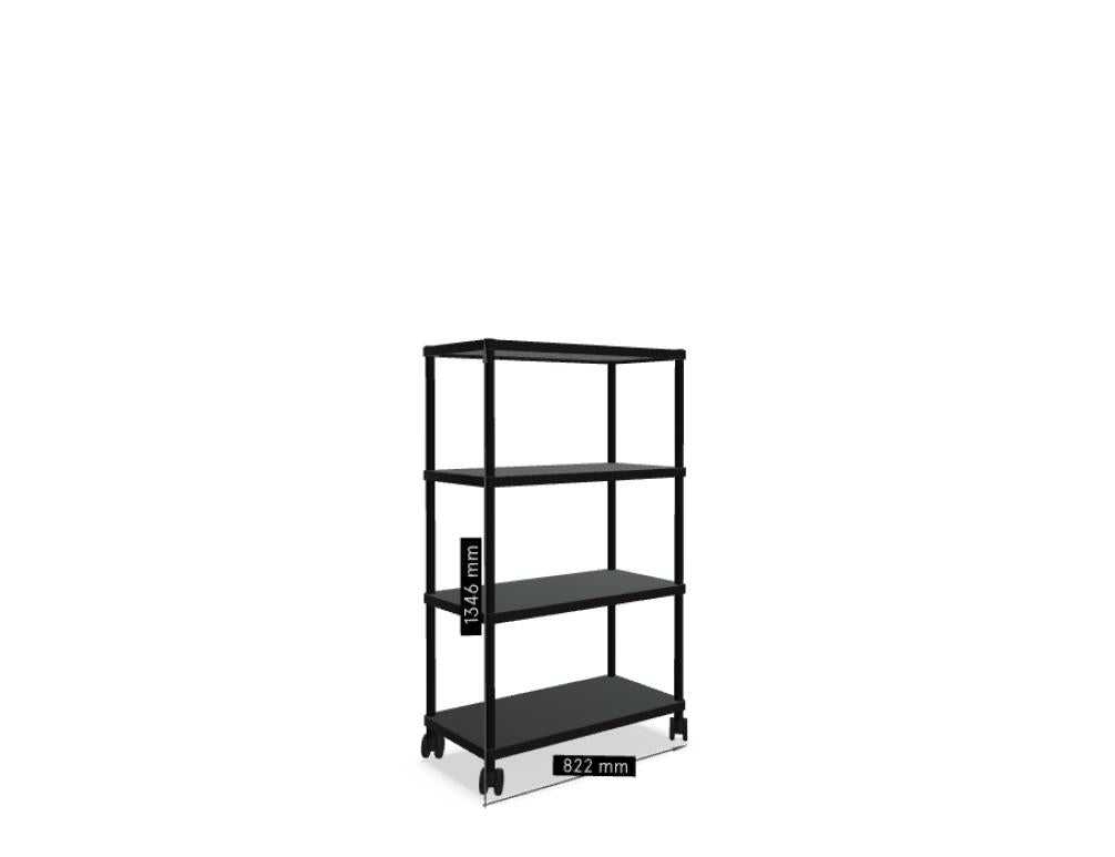Stilt SIR3 - Regal in Blau präsentiert im Onlineshop von KAQTU Design AG. Standregal ist von Mdd