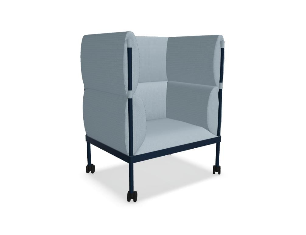 Stilt SISH1 - Sessel hohe Rückenlehne in Weiss präsentiert im Onlineshop von KAQTU Design AG. Sessel ist von Mdd