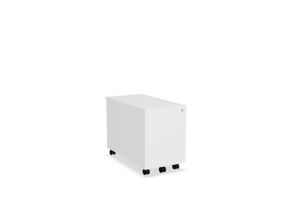 Standard SLD120 - Rollcontainer in Weiss Pastell präsentiert im Onlineshop von KAQTU Design AG. Rollcontainer ist von Mdd