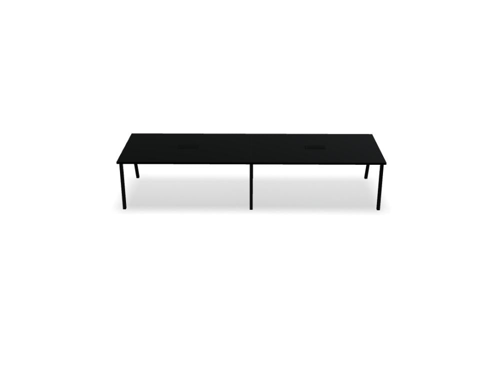 Ogi W SW118E2 - Konferenztisch mit Holzbeinen in Honigeiche präsentiert im Onlineshop von KAQTU Design AG. Konferenztisch ist von Mdd
