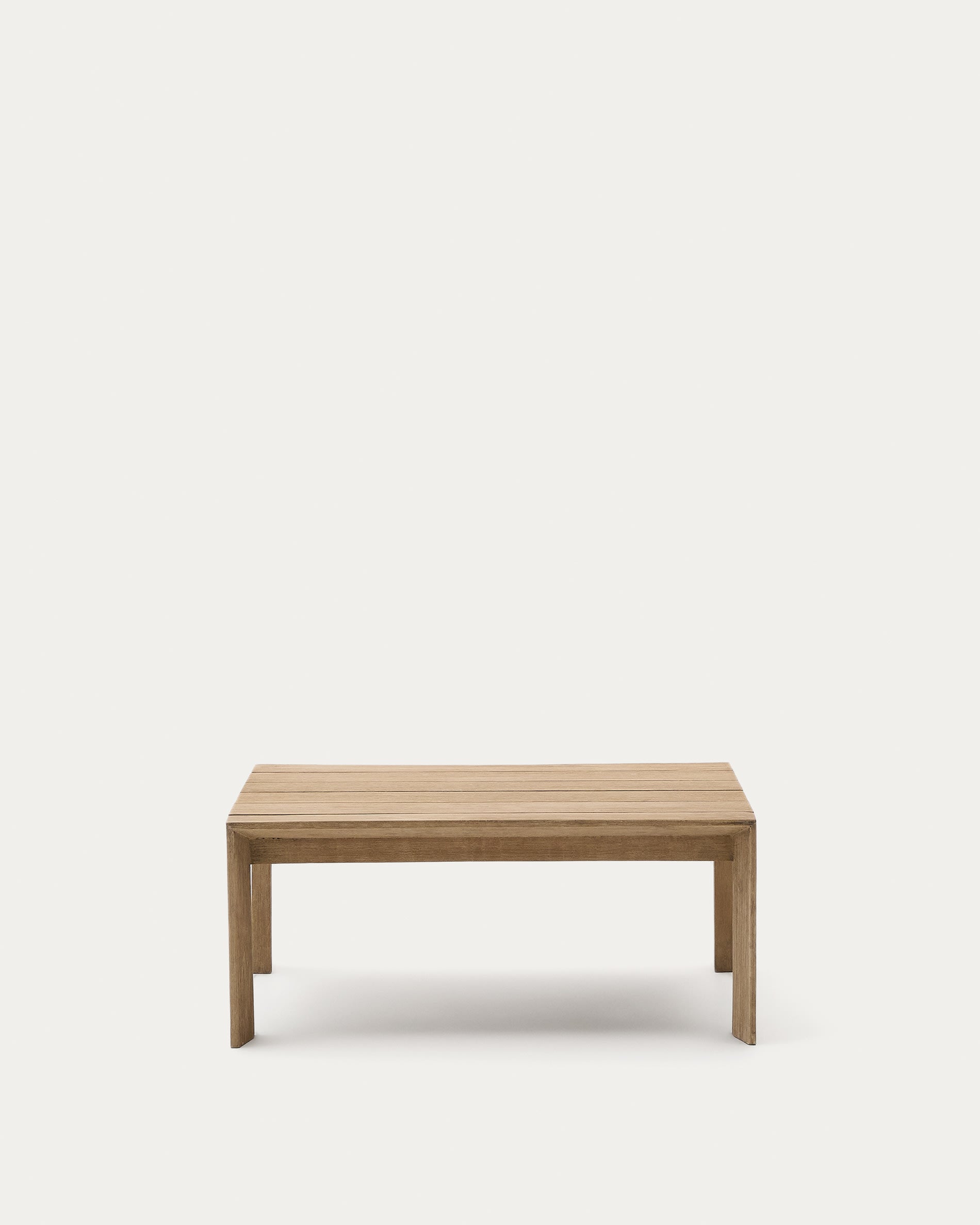 Couchtisch Ambra aus massivem Akazienholz mit hellem Finish 82,5 x 82,5 cm FSC 100%