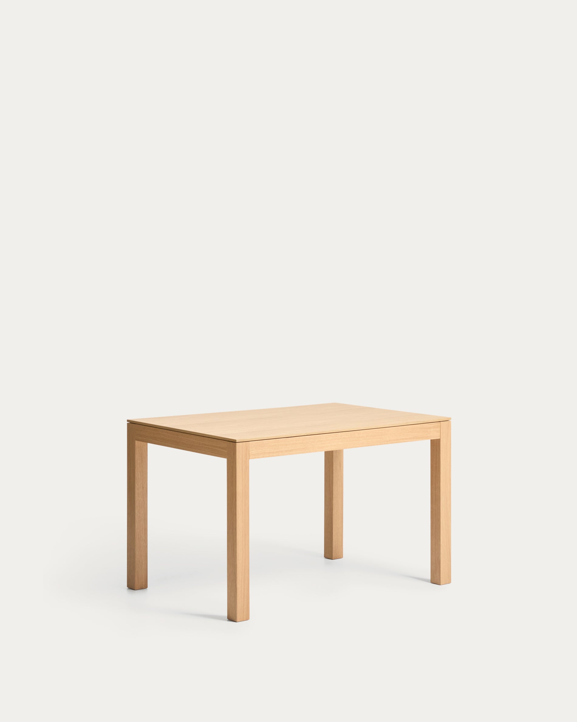 Ausziehtisch Narevi aus Eichenfurnier mit naturfarbenem Finish 130 (190) x 80 cm in Braun präsentiert im Onlineshop von KAQTU Design AG. Esstisch ist von Kave Home