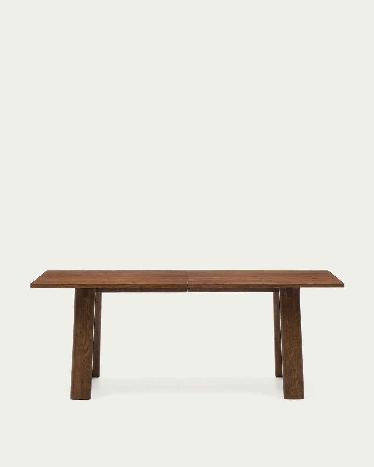 Arlen Ausziehtisch Furnier und massives Eichenholz mit Nussbaum-Finish 200 (250) x 95 cm FSC Mix Credit in Natur präsentiert im Onlineshop von KAQTU Design AG. Esstisch ist von Kave Home