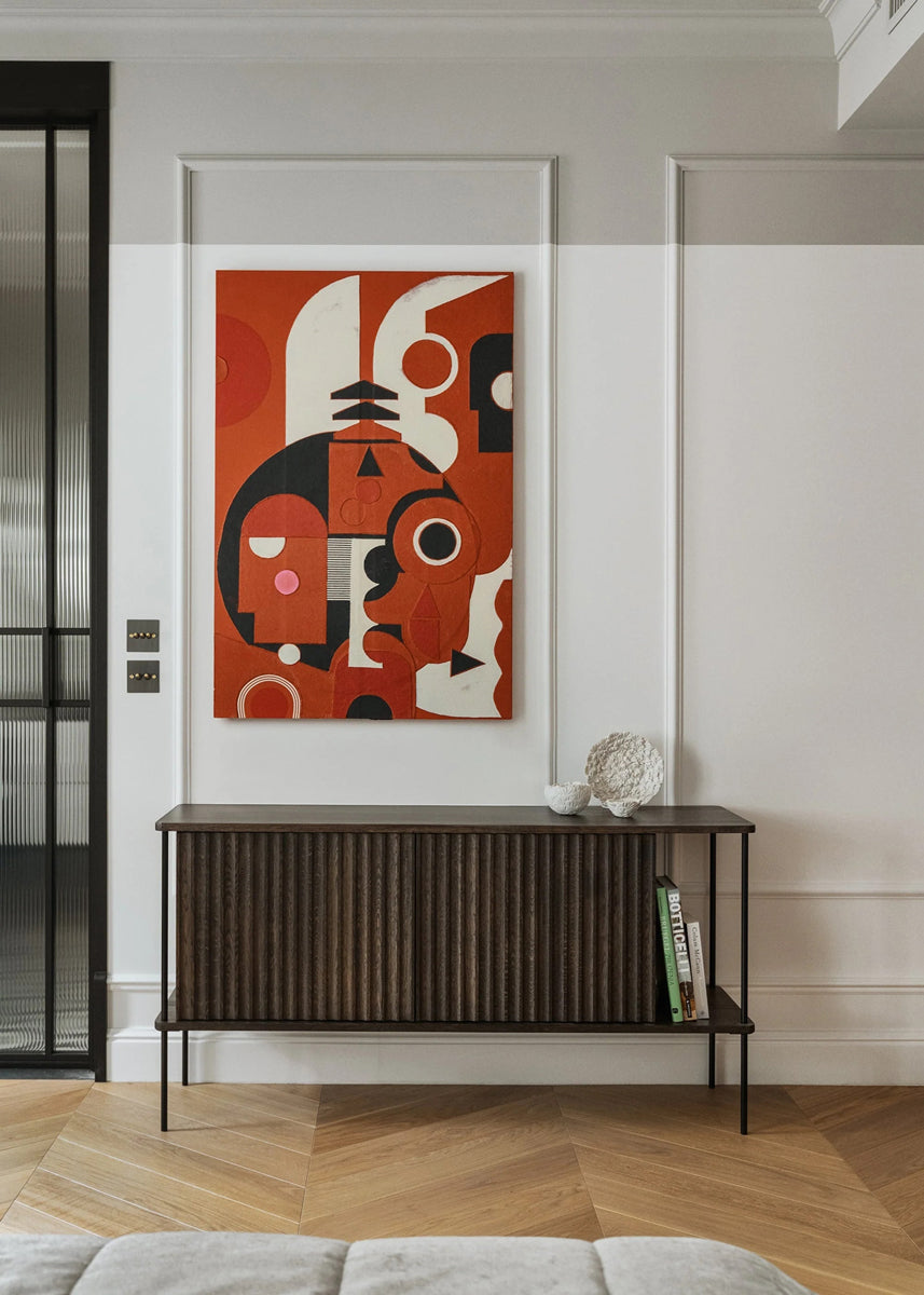 Stilvoller Maya MY02 Holzschrank von Tamo, perfekt für Büros, bietet großzügigen Stauraum und fügt sich harmonisch in moderne Arbeitsumgebungen ein.