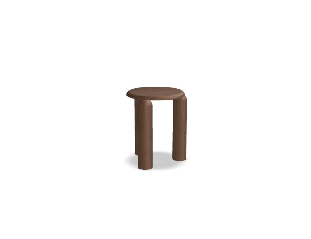 Neo NEO40 Beistelltisch von Tamo mit runder Platte und schlankem Fuß, modernes Design für Wohn- und Loungebereiche