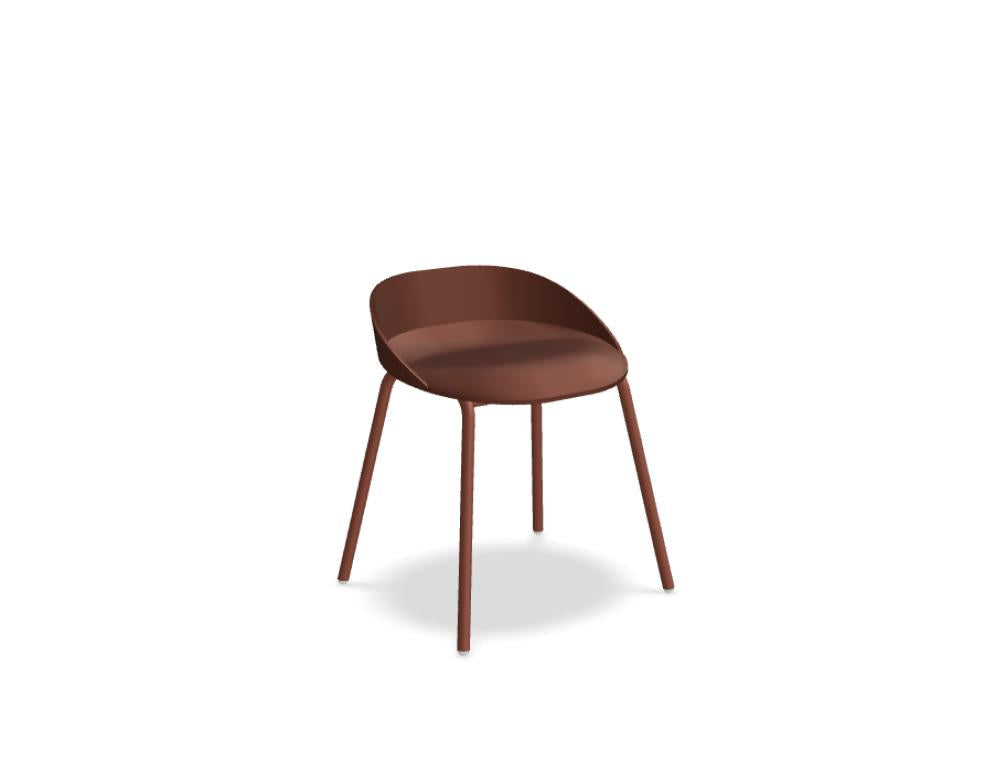 Team TE01 - Stuhl Kunststoff in Gelb präsentiert im Onlineshop von KAQTU Design AG. Gartenstuhl ist von Mdd