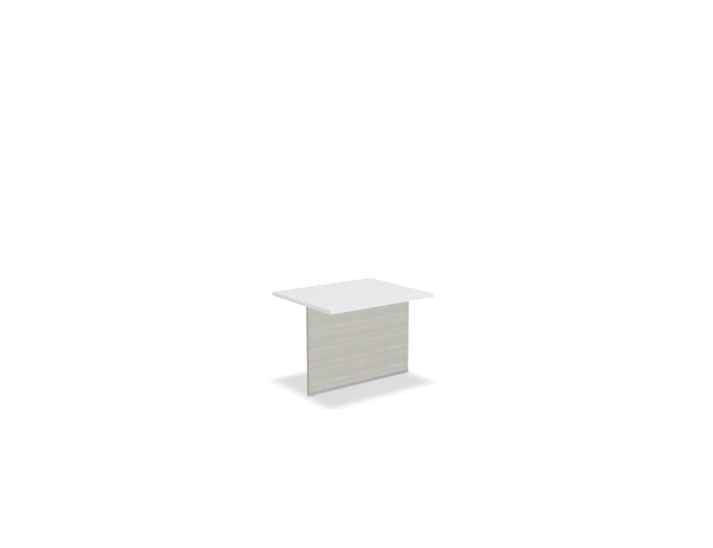 Tera TR21 - modulare Empfangstheke in Eiche Grau präsentiert im Onlineshop von KAQTU Design AG. Empfangsdesk ist von Mdd