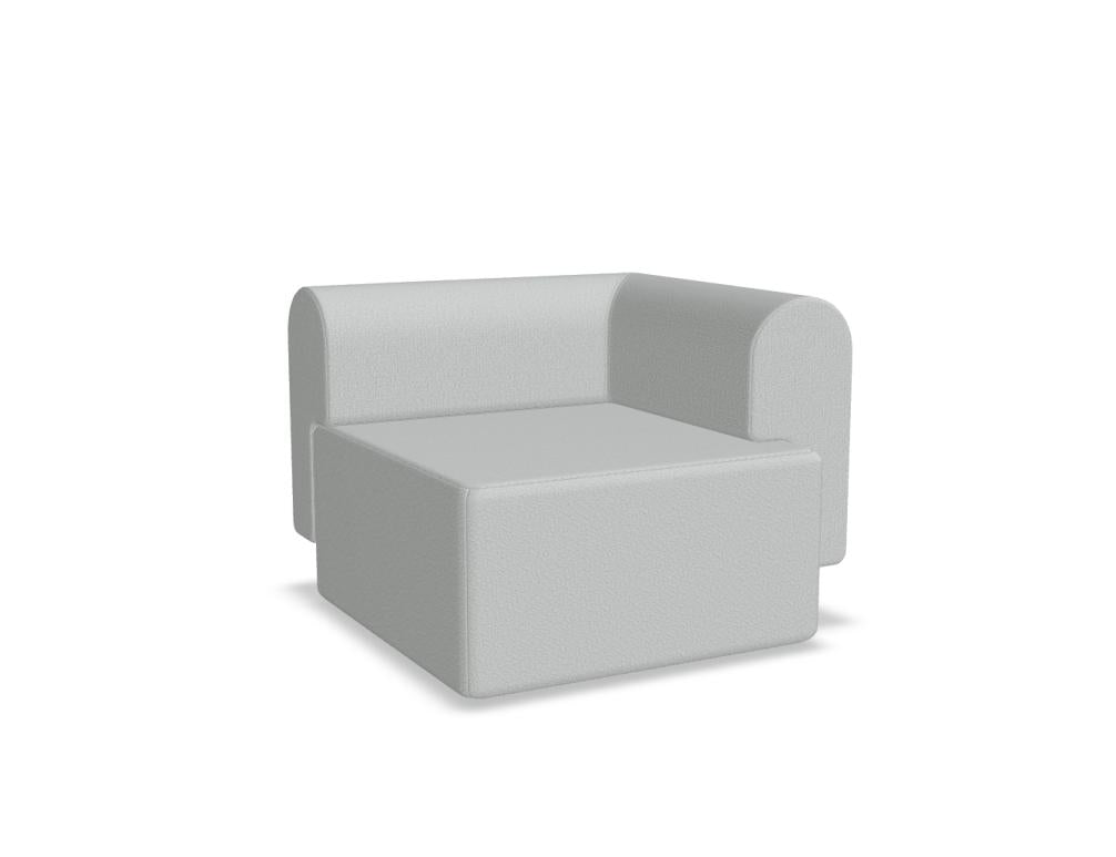 Tori TRI01P - modulares Sofa in Weiss präsentiert im Onlineshop von KAQTU Design AG. Modulares Sofa ist von Tamo