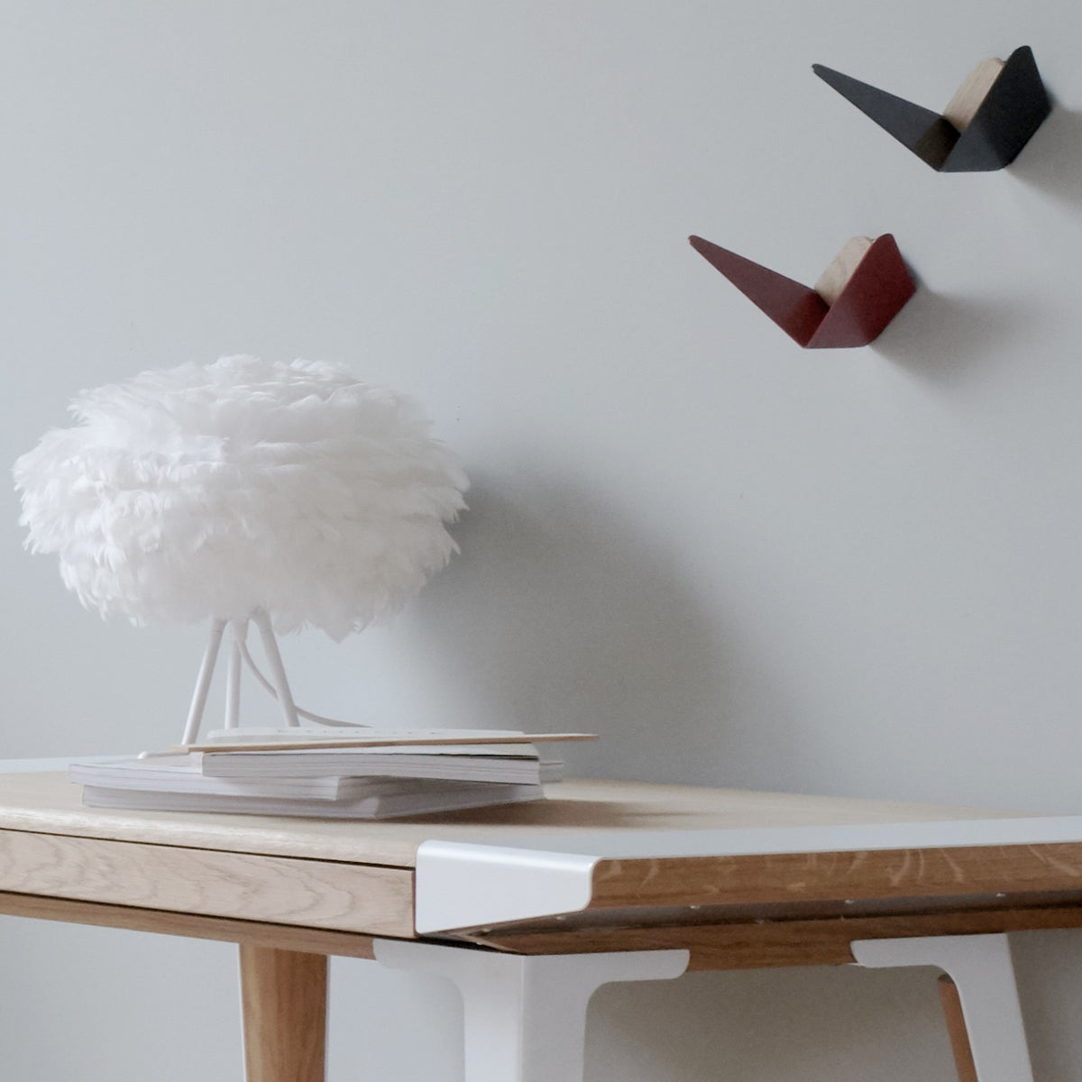 Eos Lampenschirm in White präsentiert im Onlineshop von KAQTU Design AG. Lampenschirm ist von Umage