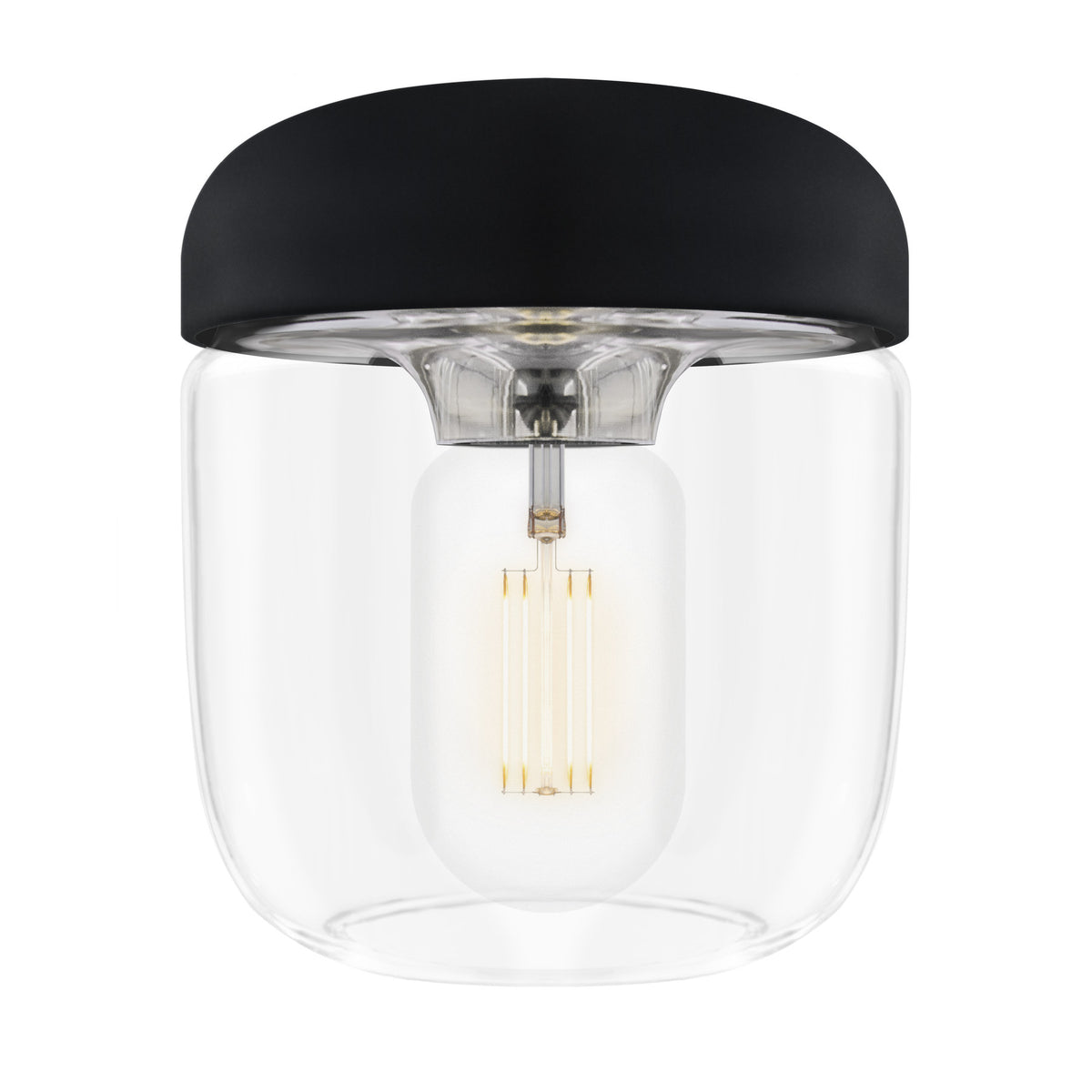 Acorn Lampenschirm in Black/Polished steel präsentiert im Onlineshop von KAQTU Design AG. Lampenschirm ist von Umage