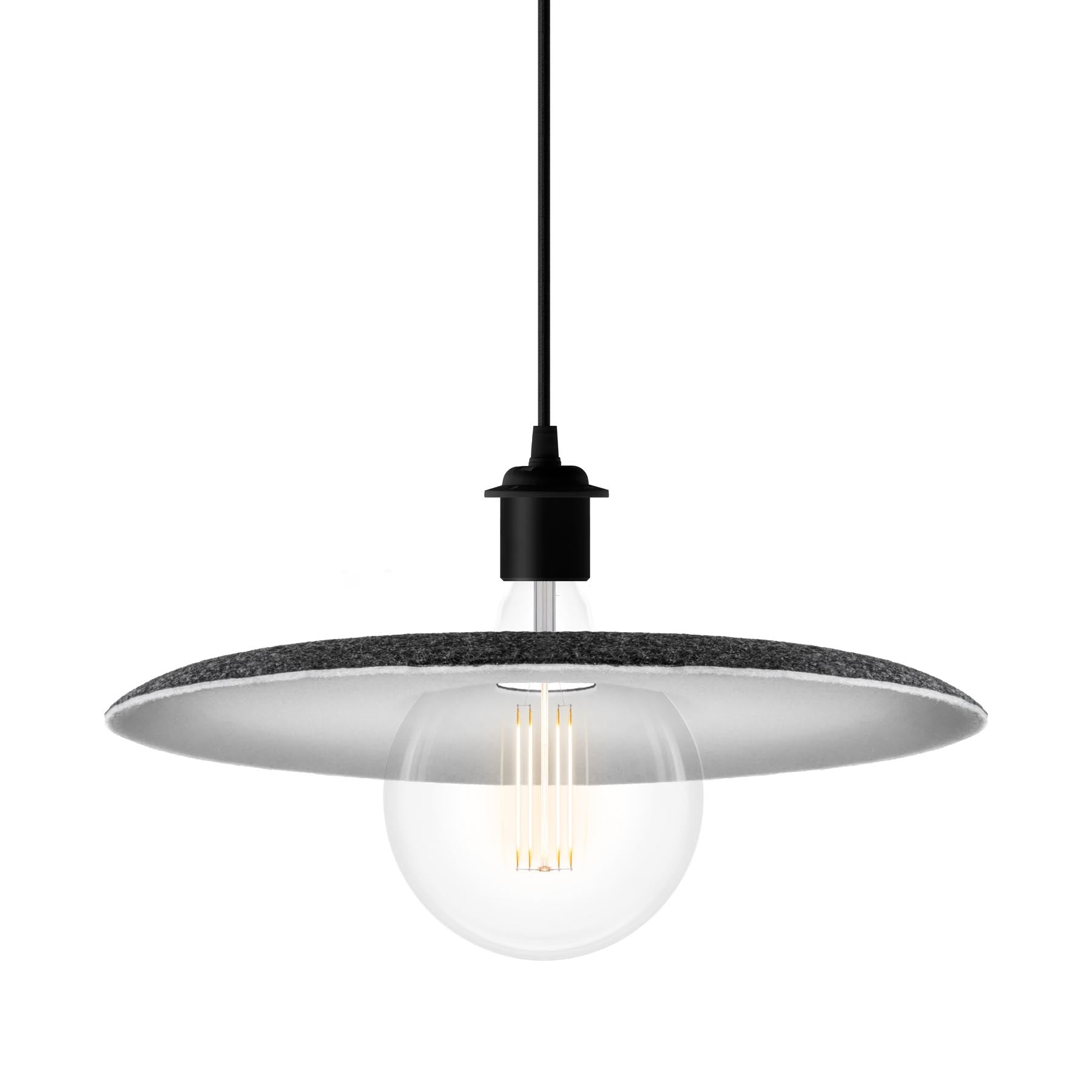 Shade Felt Lampenschirm in Grey präsentiert im Onlineshop von KAQTU Design AG. Lampenschirm ist von Umage