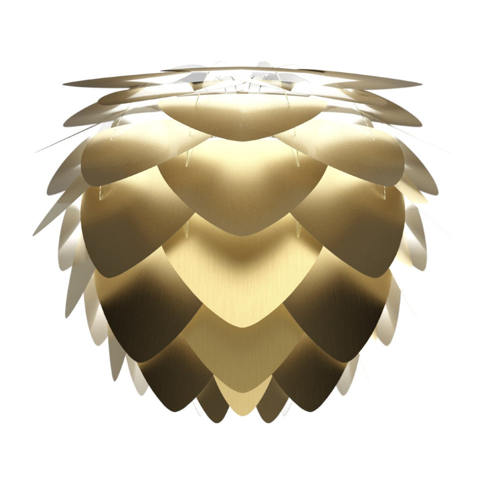 Aluvia Medium Lampenschirm in Brushed Brass präsentiert im Onlineshop von KAQTU Design AG. Lampenschirm ist von Umage